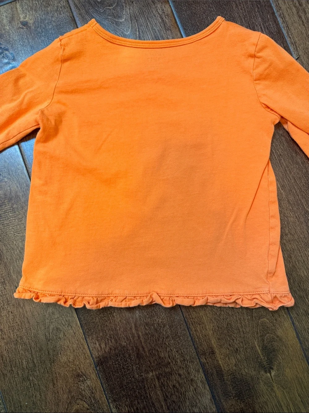 👻🎃 🐶Happy Howl-o-ween Orange Kids Long-Sleeve Tee